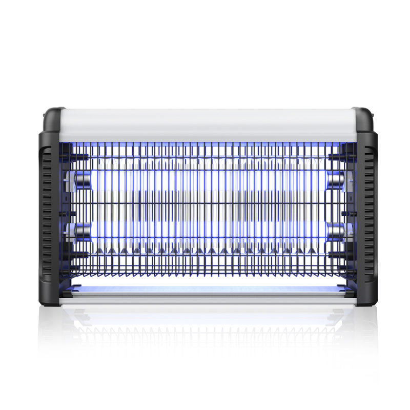 White Commercial Mosquito Killer QH001 - 20W UV Light for Restaurants