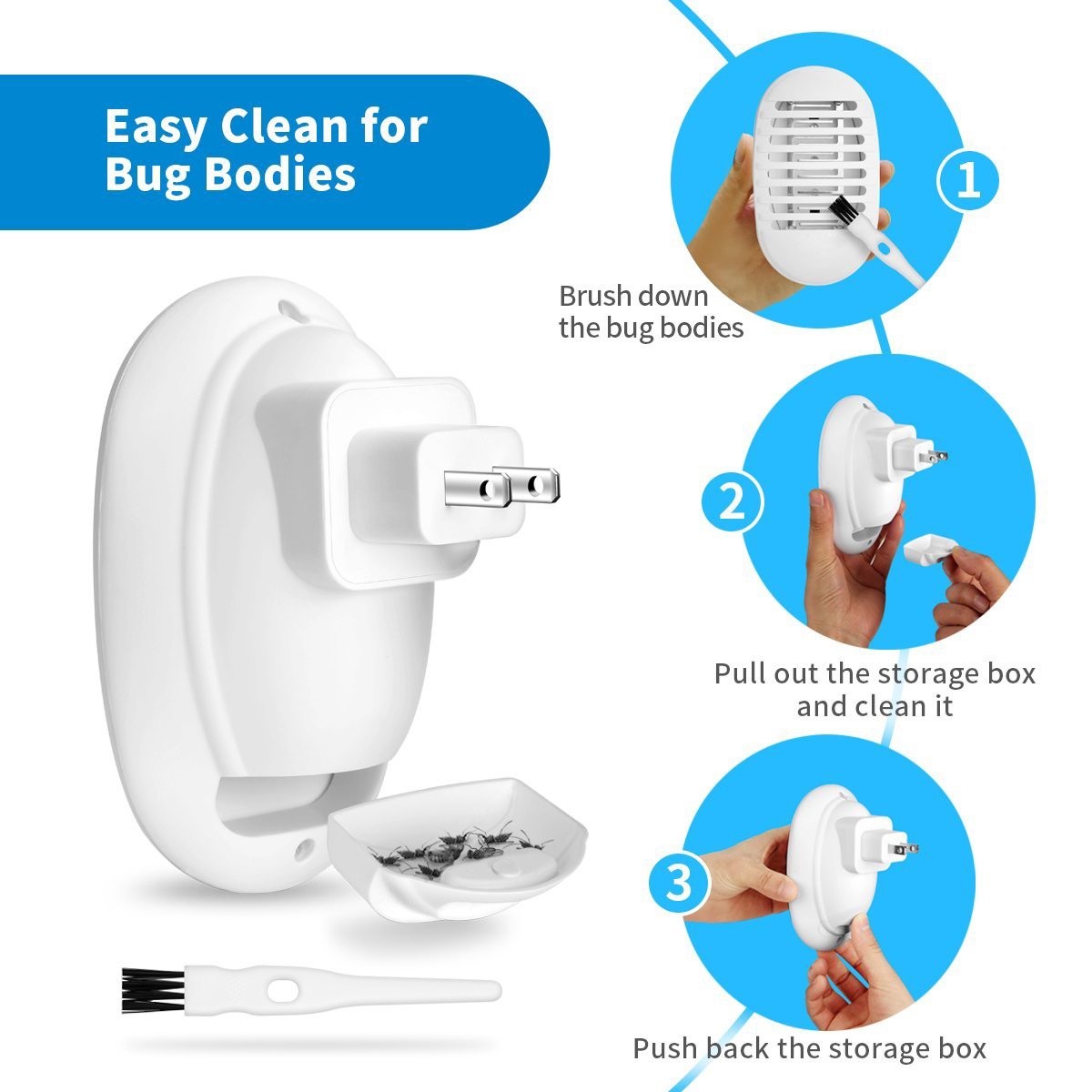Comprehensive 3xLED Energy-Saving Insect Elimination Solution