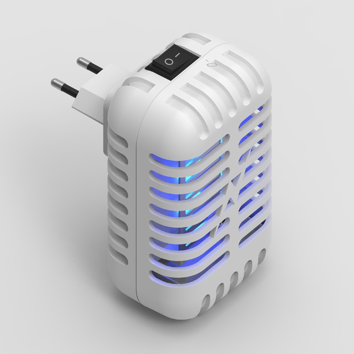 Space-Saving Cordless Design with Direct Wall-Plug Integration