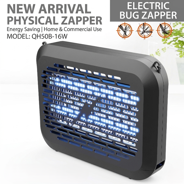 Kolma 16W Slim Tech Dual-Tube Indoor Bug Zapper (QH50B-16W) UV mosquito trap image