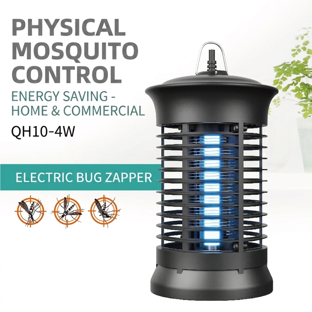 Kolma 4W Compact 360° Efficient Indoor Bug Zapper (QH10-4W) UV mosquito trap image