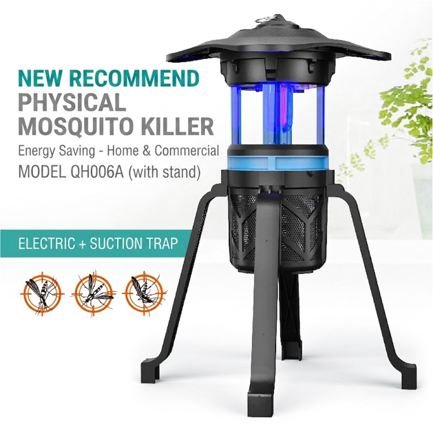 KOLMA IPX4 Waterproof 2-in-1 Suction & Electric Photocatalyst Pest Trapper (QH006A) UV mosquito trap image