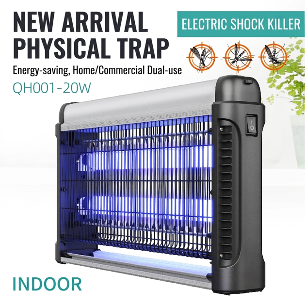 Kolma 20W Professional Dual-Tube Commercial Bug Zapper (QH001-20W) UV mosquito trap image