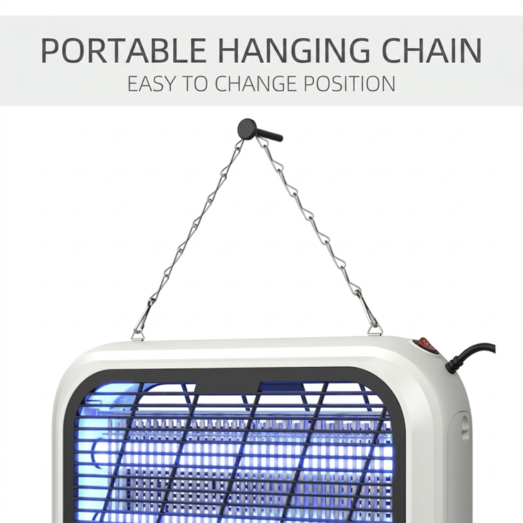 Ceiling-Hanging Insect Killer for Warehouse & Factory - Space-Saving Pest Control