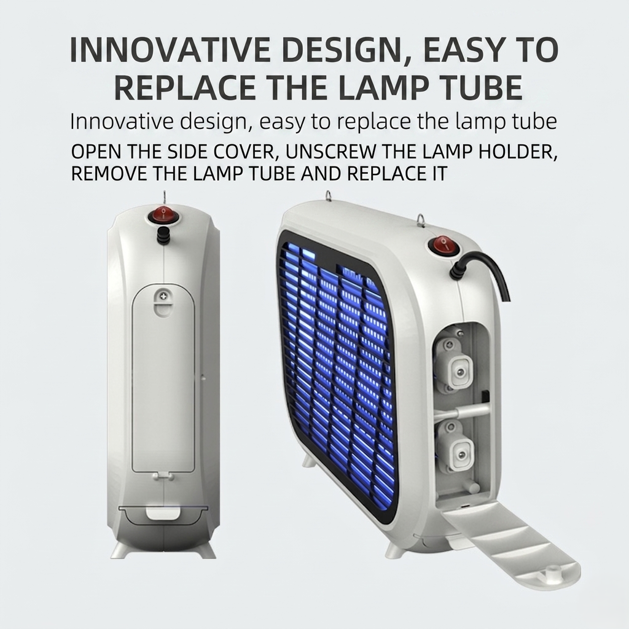 Easy-to-Clean Mosquito Collector Tray - Low Maintenance Industrial Bug Zapper